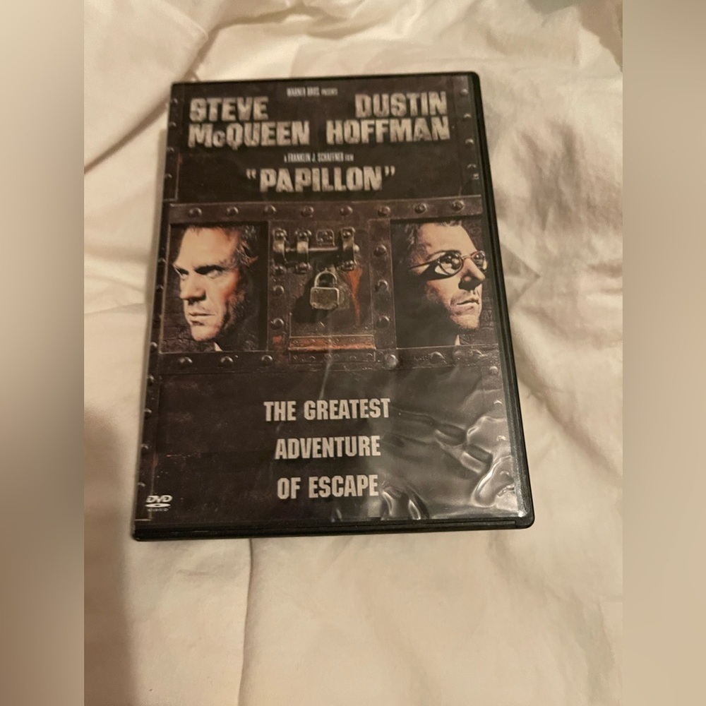 Papillon (DVD, 1973) Steve McQueen & Dustin Hoffman